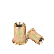 10/50Pcs M3 M4 M5 M6 M8 High Quality Carbon Steel Rivet MIX Hollow Rivets Zinc Plated Threaded Rivet