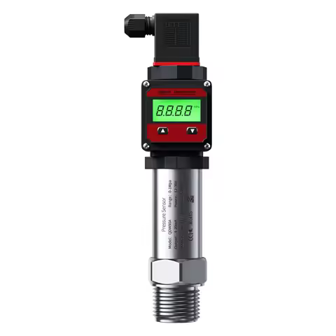 LCD Display Pressure Transmitter 4-20mA 0-5V 10V RS485 G1-4 Water Gas Oil Pressur Sensor Negative Va