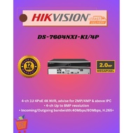 *HIKVISION, DS-7604NI-Q1/4P, HIKVISION NVR