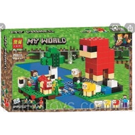 Steve 11361 farm 3in 1 minecraft puzzle toy
