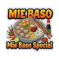 STIKER KACA GEROBAK VINYL MIE BAKSO & SEBLAK MARTABAK KUPAT TAHU RUJAK BURGER DLL BISA COSTUM TIDAK
