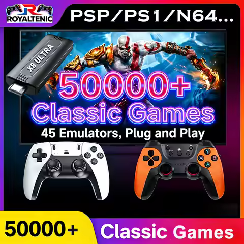 Retro Game Console Built In 50000+ Games For PSP/PS1/N64/MD 4K HD TV Game Console Portable Video Gam