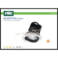 NVC NLED1152 LED Adjustable High Power COB Ceiling Spotlight 35w 6Inch Warm White 15º Lampu Siling E