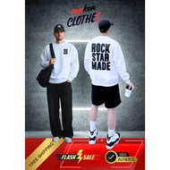 Unisex Sweater Local Brand SUPKEN S21 Rockstar Made Cotton Crab Leg Oversize Streetwear