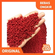 MERAH Channa Arowana Oscar Carophyll Red Flowerhorn Fish Mixed Pellets 100gr