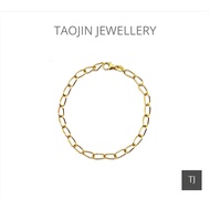 TJ 916 Gold Chain Bracelet