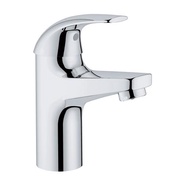 GROHE | 32848000 BauCurve Basin Mixer | Chrome Basin mixer/tap with single hole installation / rapid installation system