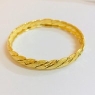 BC BANGLE-999.9-GOLD-PLATED-24K-EMAS BANGKOK GT18