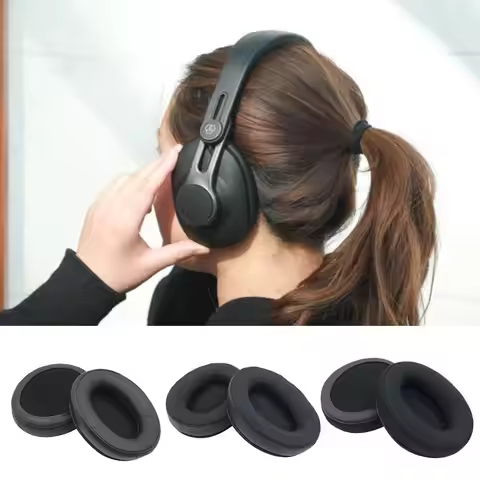 1Pair Ear Pads for AKG K361 K371 Replacement Ear Cushion Soft Foam Earbuds Cover Earmuffs Noise-Canc