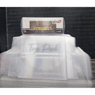 PVC Display Box For INNO64 INNO MODELS/TARMAC WORKS/IGNITION MODEL/STREET WEAPON/TIME MIRCO--50pcs