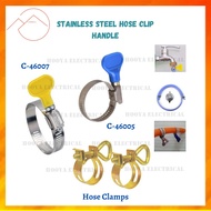 Stainless Steel Hose Clip Handle / Pengetat Hos Paip / Gas Hose Clip / Garden Hose Clip