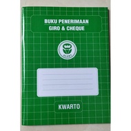 EXAMINATION BOOK | GIRO & CHEQUE | GLORY GLORY GLORY | UK KWARTO