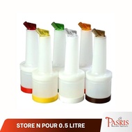 STORE N POUR/ SYRUP PLACE 0.5 LITER