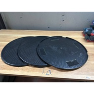 Combo of 3 mortar trowels, 400g thick/ 38cm diameter sheet to fit all trowels