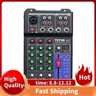 A3 Car Audio Mixer 2Hz - 76Khz DJ Sound Mixing Table Sound Card 4-Band Equalizer Professional Car Re