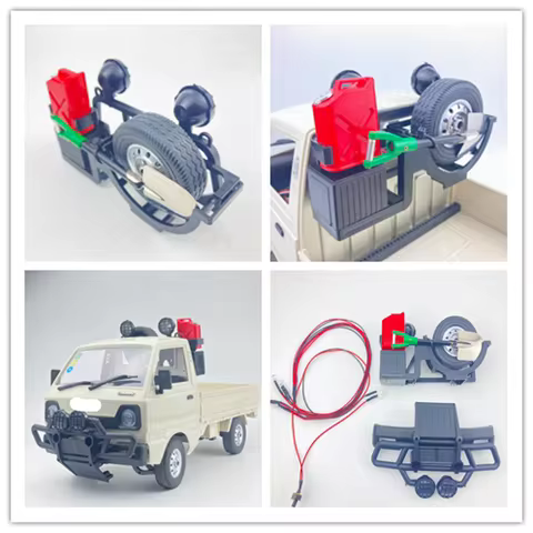 WPL D12 D14 Off Road RC Car Drift WPL RC JAPAN D12 D14 K-TRUCK CARRY Roof Luggage Rack /bumper/anten