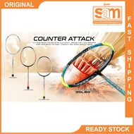 APACS Counter Attack 7U (73gms) Badminton Racket with Free Grip and Stringing Service.