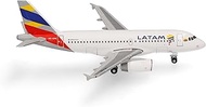 Herpa Model aircraft LATAM Airlines Ecuador Airbus A319 - Ecuador Flag Livery, miniature in scale 1: