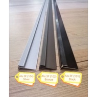 Aluminium Stairnose Profile (F Profile 3mm)