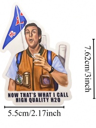 1PC, Miếng dán ngoài trời chống nước, vui nhộn 3 inch có thể tháo rời, trích dẫn phim hài hước/Bây g