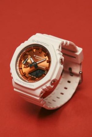 卡西歐 CASIO MINI G-SHOCK GMA-S2100 GMA-S2100WS GMA-S2100WS-7 GMA-S2100WS-7A 200米防水 橙色 白色 有現貨