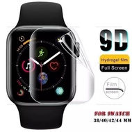 Apple Watch7 41mm 45mm Anti-Scratch Hydrogel Clear Screen Guard Protector Flexible Jelly Plastic Wat