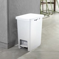 日本天馬 日本製 WHItRash 腳踏式垃圾桶(附輪)-20L