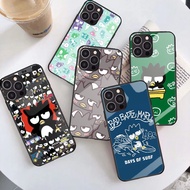 B-3 BadBadtz-maru Casing for iphone XS XR 16 15 X Plus Tempered Glass CasePro Max