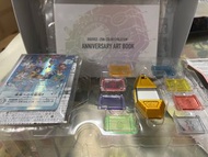 數碼暴龍 特典 set  紋章 卡 art book (沒有機和盒）