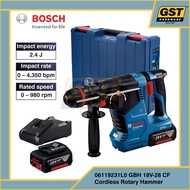 Bosch GBH 187-LI 18V 24mm Professional Cordless Rotary Hammer With One Chuck 2.4J Tukul Pahat Putar 