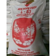 50kg Pakan Ayam Petelur Layer New Hope Pur L-83 Genta Bandung