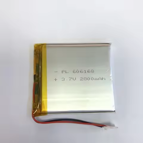 3.7V Lithium Polymer Battery 7.4V Rechargeable 606168 Power Bank for GPS Tablets, PSPs, and Learning