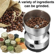 BEST SELLING Electric Grinder Stainless Steel Coffee Machine Bean Spice Nuts Grains Cereals Grinder Mini Kitchen Tools Multifunctional Electric Milling Crusher Blender Cacao Grinder Upgraded Coffee Maker Grinding Heavy Duty Coffee Bean Grinder ON SALE