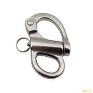 Lidu12 Fixed Snap Shackle Snap Hook Stainless Steel Quick Connects Shackle for Bodts