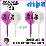 CONDOR AXE BLACK CAT (Natsumi Iwata Flight) - CONDOR AXE Darts Flight (Hard Material)