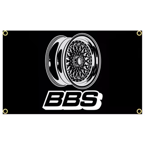 2×3ft 3×5ft B-BBS Flag Polyester Digital Printed Racing Tapestry Curtain For Decor Outdoor Decoratio