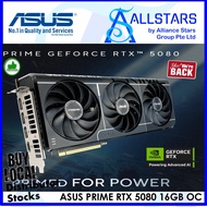 ASUS Prime RTX 5080 OC 16GB PCI-Express x16 Gaming Graphics Card (PRIME-RTX5080-O16G) / RTX5080 / RT