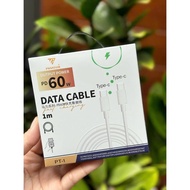 Phantom Type C to Type C 60W Charging Cable