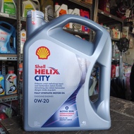 Oli Mesin Mobil Shell City 0W-20 4 Liter