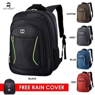 -Polo Trands Expandable Casual 36L 72511 - Backpack Laptop Bag - Black