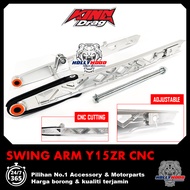 ULTIMATE PRO SWING ARM YAMAHA Y15 Y16 LC135 CNC ALLOY KINGDRAG HYPERTEQ +2 INCI PANJANG