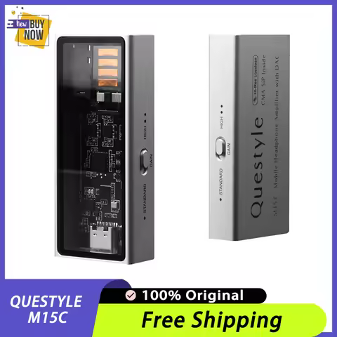 Questyle M15C Portable Headphone Amplifier USB CS43198 DAC&AMP Headphone Amplifier HIFI Sound Qualit