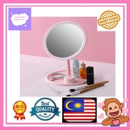SYAF.STYLISHCO💜Cermin Makeup Cermin Lampu Rotating Charging Led Make Up Mirror Light Makeup Mirror C