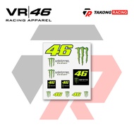 VR46 Large Monster VR46 Stickers Set (MOUST398603)