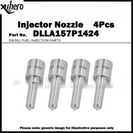 4Pcs Diesel Fuel Injector Nozzle Tips DLLA157P1424 for Mitsubishi Fuso Canter 4.9L 4M50 4M50T / Fuel
