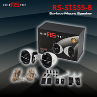 RS RACING SPORT (RS-STS55-A / B) Surface Mount Car Speaker Pillar Mounting Tweeter Full Range Speake