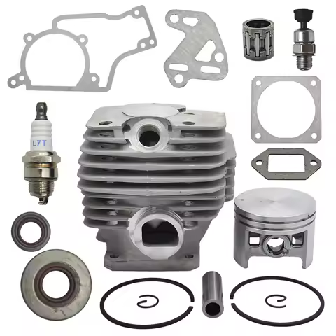 52mm Cylinder Piston Oil Seal Gaskets Kit For Stihl MS381 038 MS 381 Chainsaw Needle Cage Replacemen