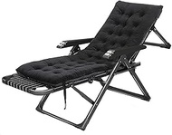 Renovation House Lounge Chair Zero Gravity Sun Lounger Recliner Folding Bed Chair with Thick Pad for