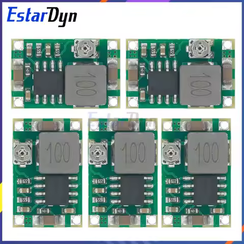 5pcs Mini360 DC-DC HM Buck Converter Step Down Power Supply Module 4.75-23V to 1-17V 340KHz Mini-360