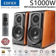 Edifier S1000W Multi-Room Wireless Bluetooth/WiFi Desktop Bookshelf Speakers
